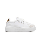 Armani Exchange Women’s Logo Sneakers – Black with Glossy Branding